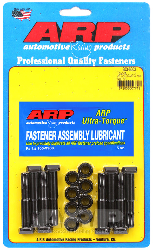 ARP 203-6003 for Toyota 2Tc/3Tc/2Tg Rod Bolt Kit