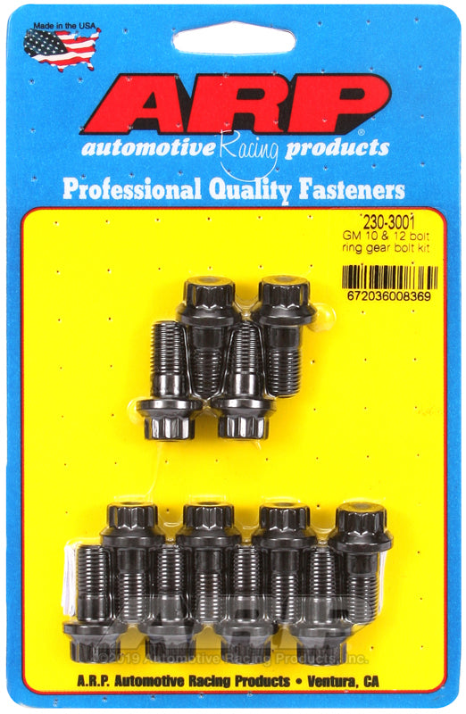 ARP 230-3001 GM 10 & 12 Bolt Ring Gear Bolt Kit