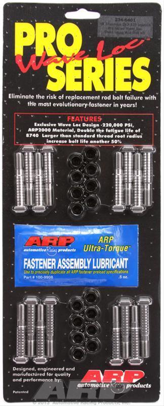 ARP 234-6401 SB Chevy 283-327 & Inline 6 Wave-Loc Rod Bolt Kit