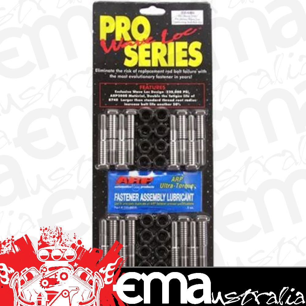 ARP 235-6401 BB Chevy 7/16" Pro Wave-Loc Rod Bolt Kit