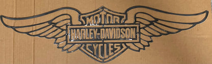 EMA-PC-010 EMA-PC-010 Harley Davidson Plasma Cut Sign 83cm x 23cm