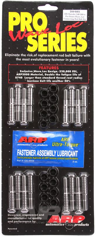 ARP 244-6401 SB Chrysler Pro Wave-Loc Rod Bolt Kit