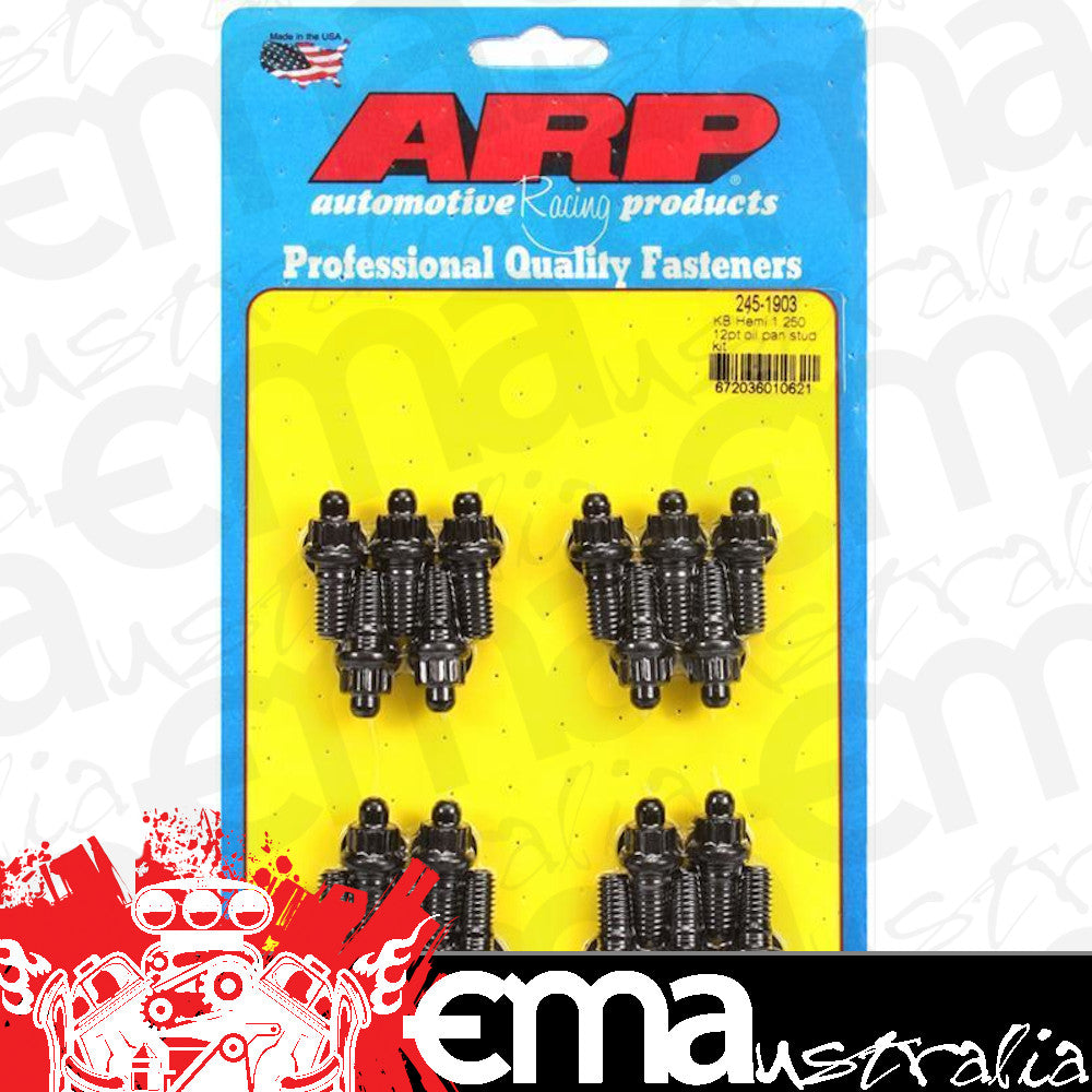 ARP 245-1903 Kb Hemi 1.250" 12PT Oil Pan Stud Kit