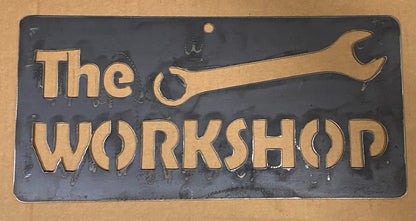 EMA-PC-015 EMA-PC-015 The Workshop Plasma Cut Sign 44cm x 21cm