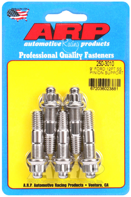 ARP 250-3010 Ford 9" SS 12PT Pinion Support Stud Kit