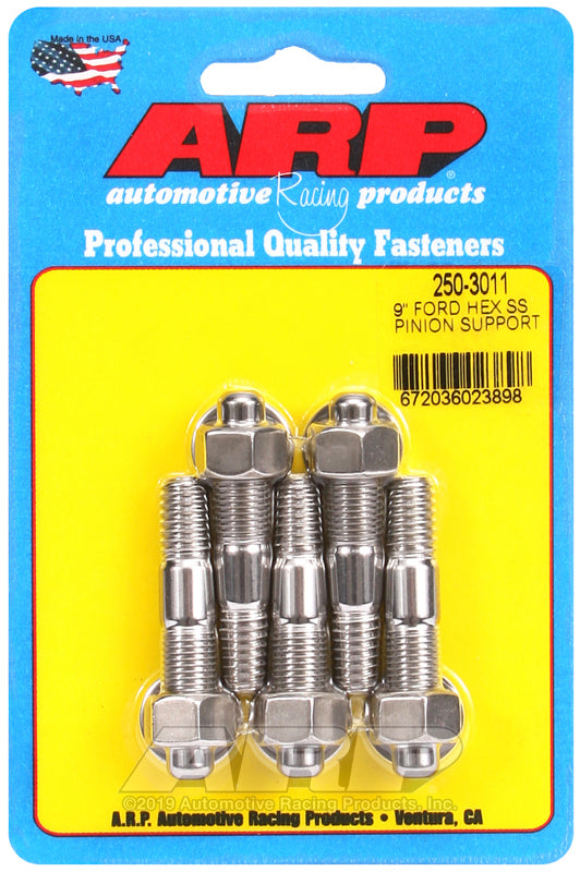 ARP 250-3011 Ford 9" SS Hex Pinion Support Stud Kit