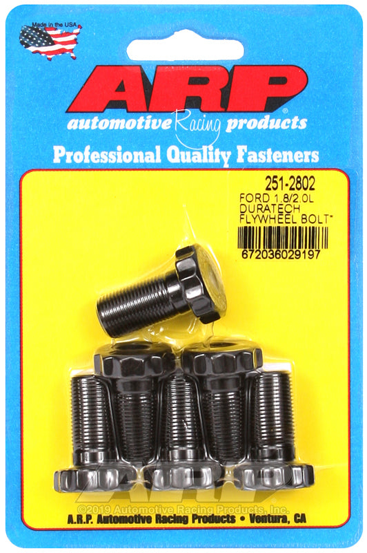 Ford / Mazda 1.8L 2.0L 4-cylinder 251-2802 1.8 Duratech Flywheel Bolt Kit ARP Fasteners ARP251-2802