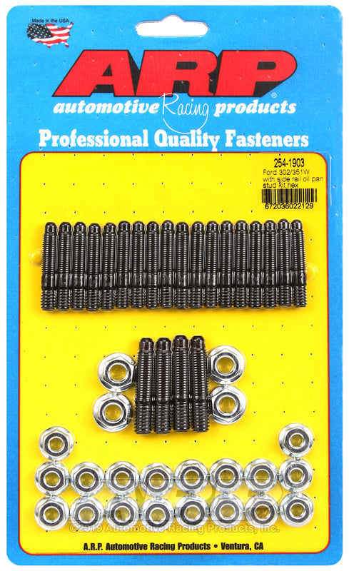 ARP 254-1903 Ford 302-351W Hex Oil Pan w/ SIDe Rail