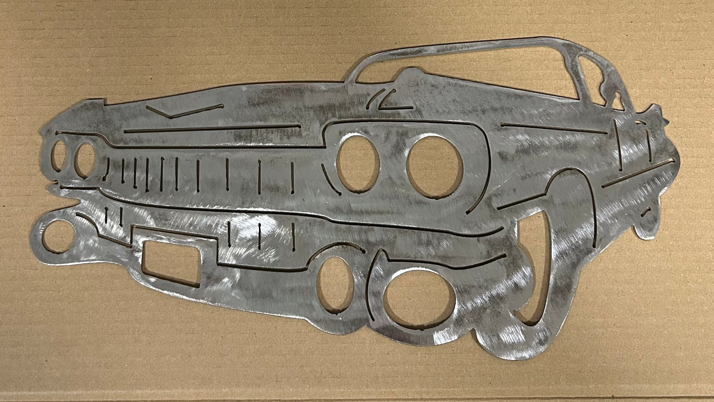 EMA-PC-020 59 Cadillac Plasma Cut Sign 40cm x 18cm