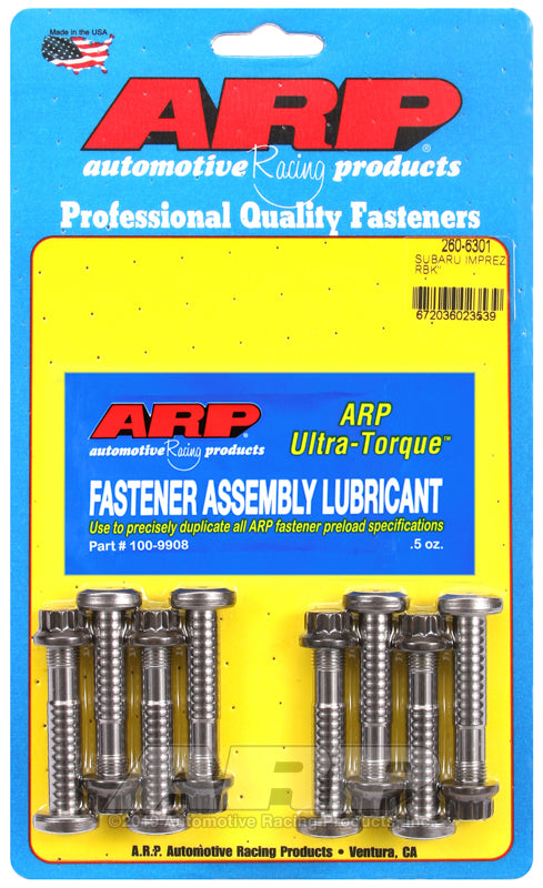 ARP 260-6301 Subaru Ej Series PreSS Fit Rod Bolt Kit