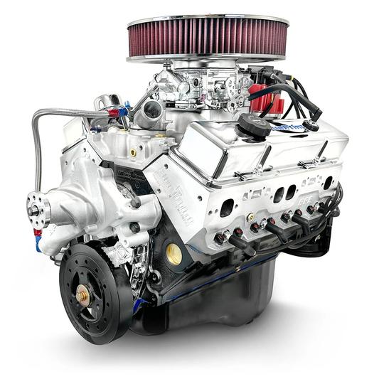 BluePrint Engines BP-BP3505CTCD BP3505CTCD Chev SB 350 CI Crate Engine Dressed Long w/ Carb 390HP