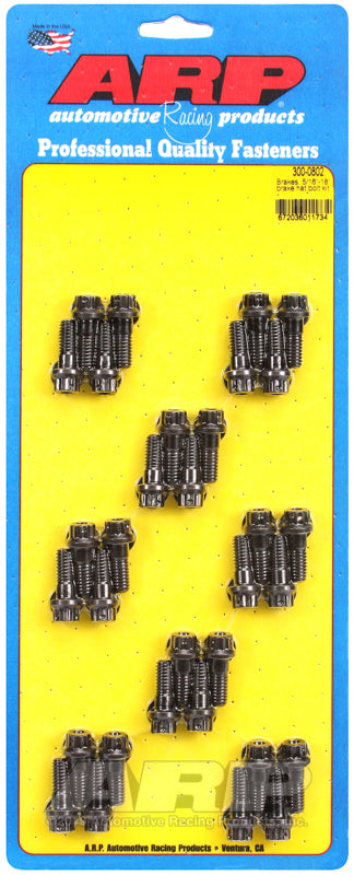 ARP 300-0802 Brakes 5/16"-18 Brake Hat Bolt Kit