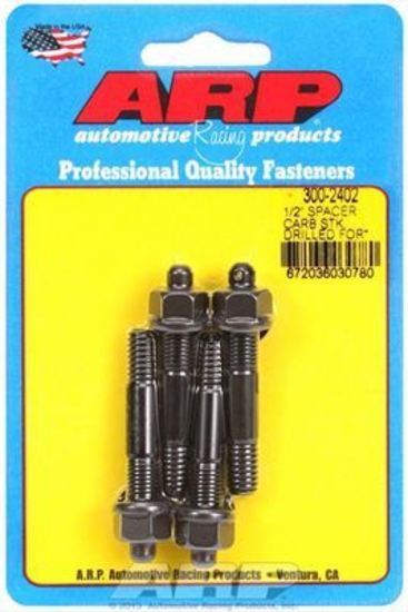 ARP 300-2402 1/2" Drilled Carburetor Spacer Stud Kit