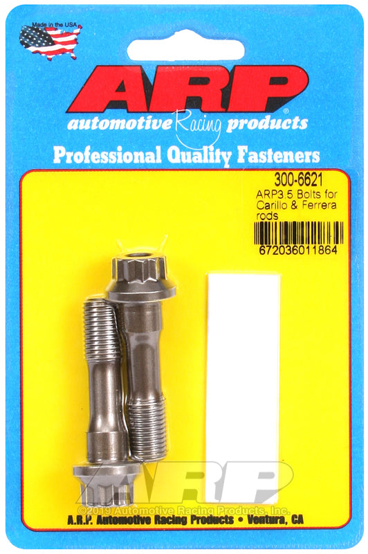 ARP 300-6621 7/16" ARP3.5 Carrillo & Ferrera Rod Bolts