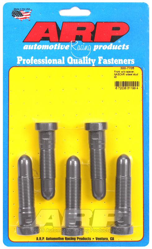 ARP 300-7705 Front w/ Out Spacer Nascar Wheel Stud Kit
