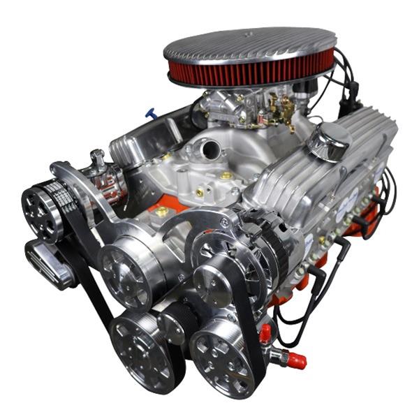 BluePrint BP38318CTCKV Chev SB 383 CI Stroker Crate Engine Dressed w/ Carb 436HP