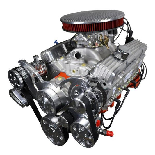 BluePrint BP38318CTCKV Chev SB 383 CI Stroker Crate Engine Dressed w/ Carb 436HP