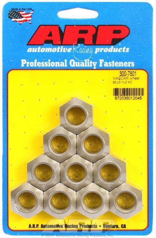 ARP 300-7801 5/8-18 Nascar Wheel Stud Nut Kit