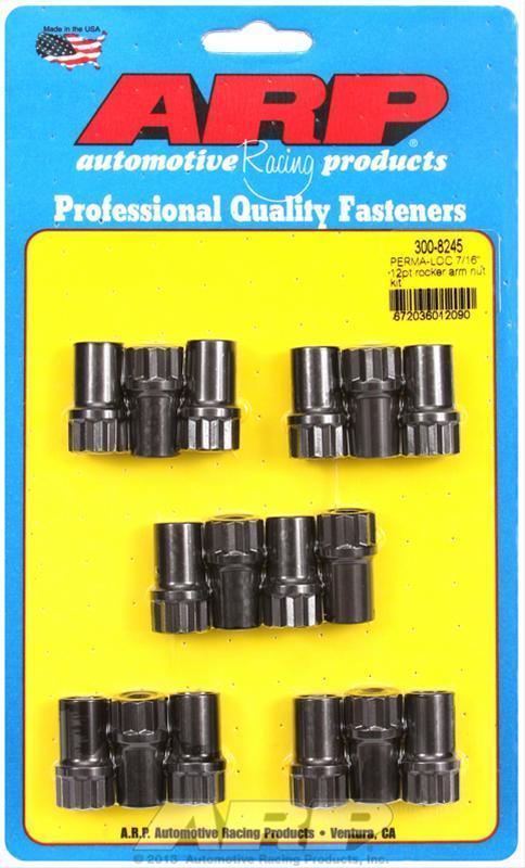 ARP 300-8245 Perma-Loc? Adjustable 7/16 12PT Rocker Arm Nut Kit