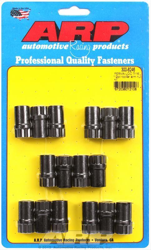 ARP 300-8246 Perma-Loc? Adjustable 7/16 12PT Rocker Arm Nut Kit