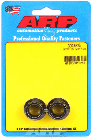 ARP 300-8325 9/16-18 12PT Nut Kit