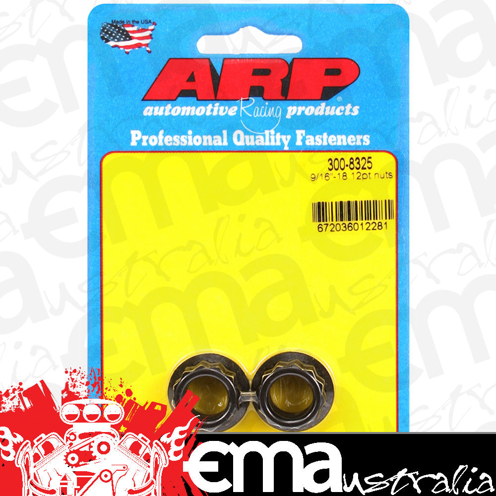 ARP 300-8325 9/16-18 12PT Nut Kit