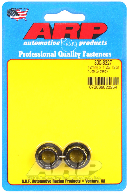 ARP 300-8327 M12 X 1.25 12PT Nut Kit