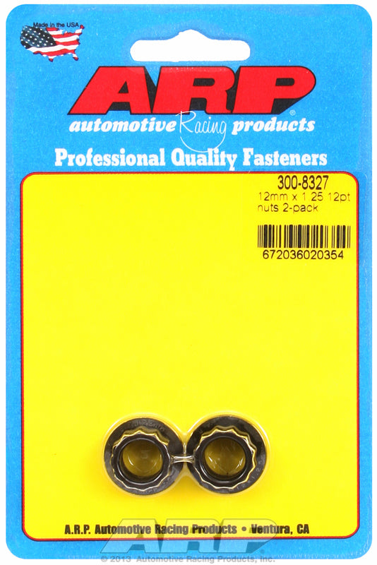ARP 300-8327 M12 X 1.25 12PT Nut Kit