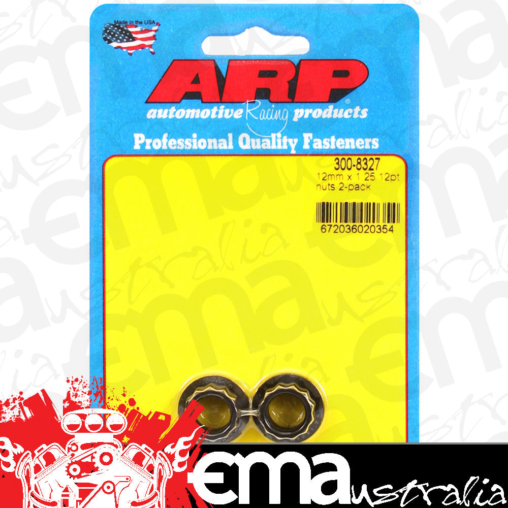 ARP 300-8327 M12 X 1.25 12PT Nut Kit