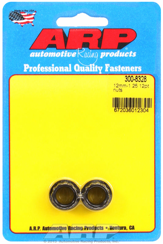 ARP 300-8328 M12 X 1.25 12PT Nut Kit (Small Collar)