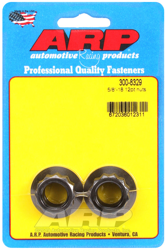 ARP 300-8329 5/8-18 12PT Nut Kit