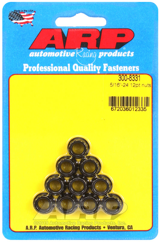 ARP 300-8331 5/16-24 12PT Nut Kit