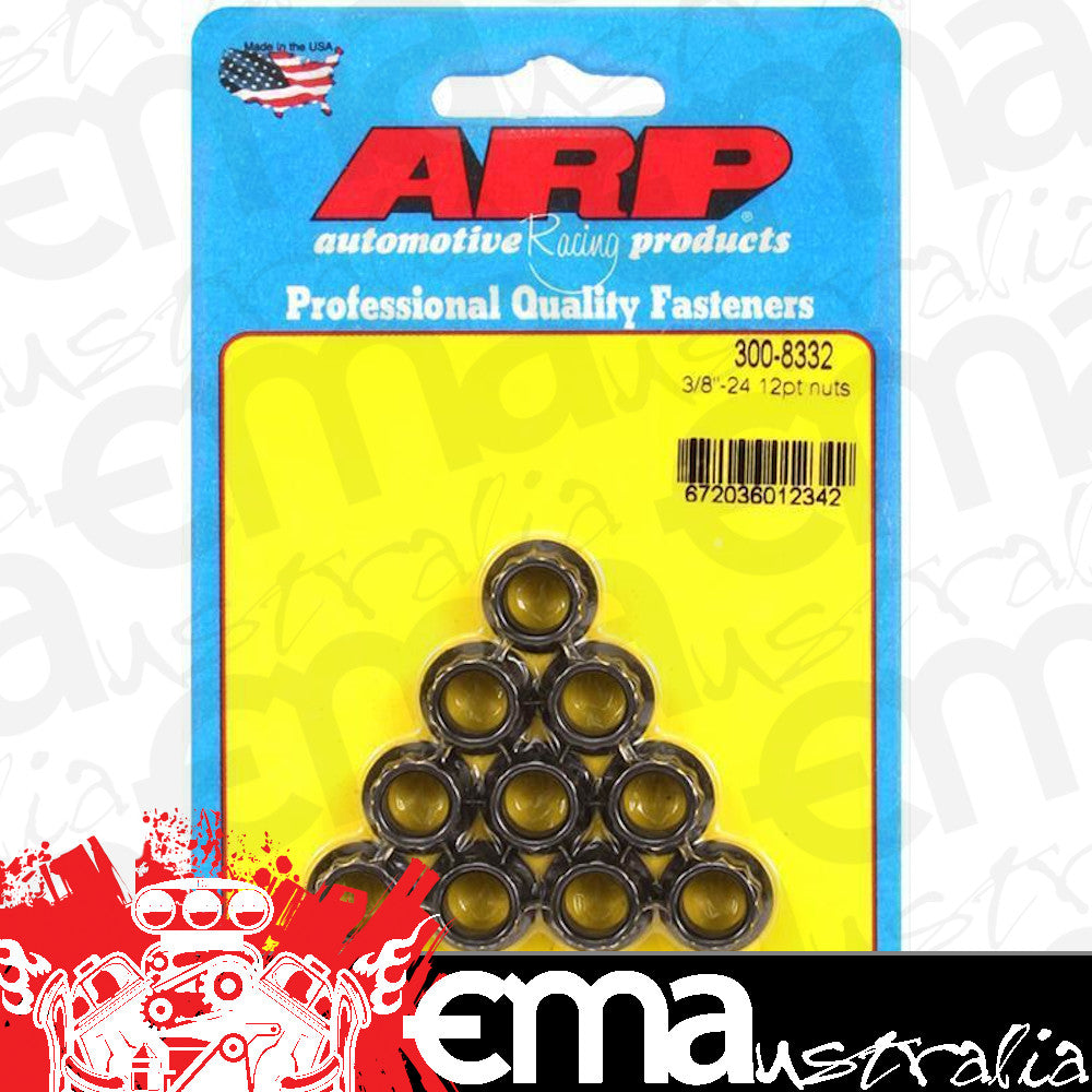 ARP 300-8332 3/8-24 12PT Nut Kit