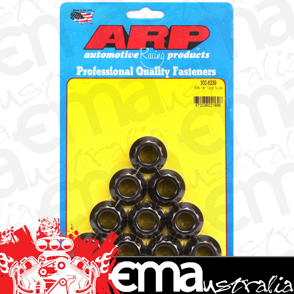 ARP 300-8339 5/8-18" 12PT Nut Kit