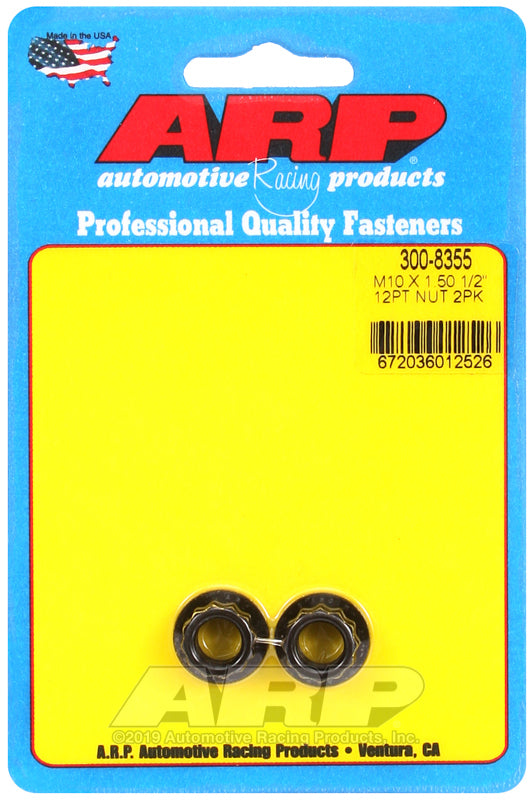 ARP 300-8355 M10 X 1.50 12PT Nut Kit