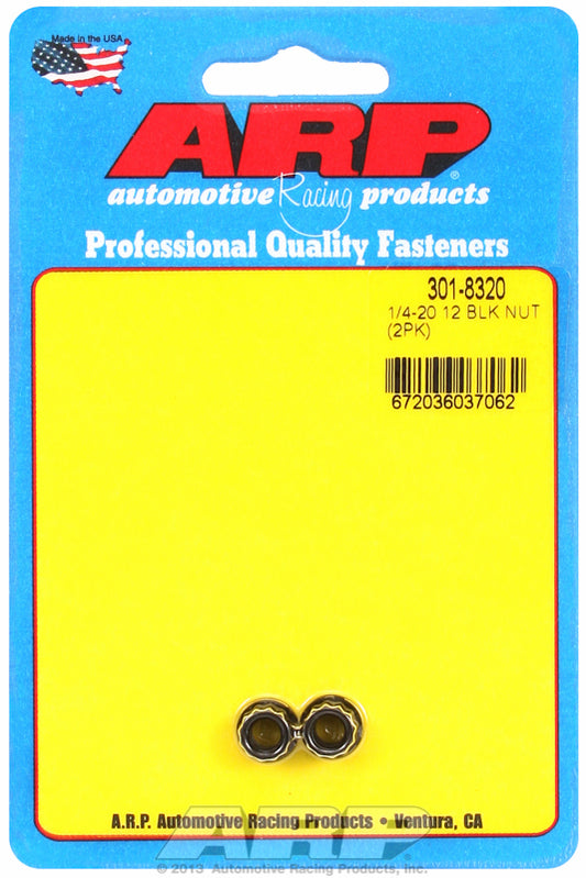 ARP 301-8320 1/4-20 12PT Nut Kit