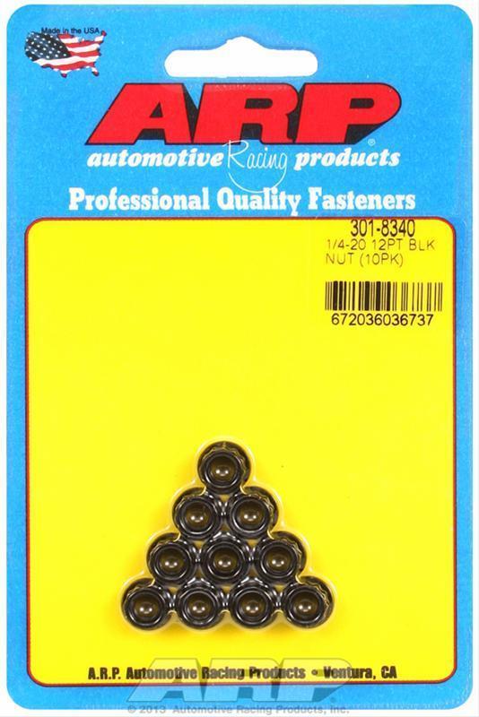 ARP 301-8340 1/4-20 12PT Nut Kit