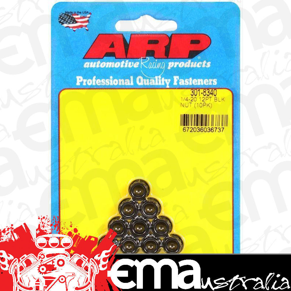 ARP 301-8340 1/4-20 12PT Nut Kit