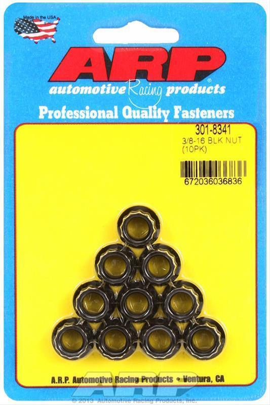 ARP Fasteners ARP301-8341 301-8341 3/8-16 12PT Nut Kit