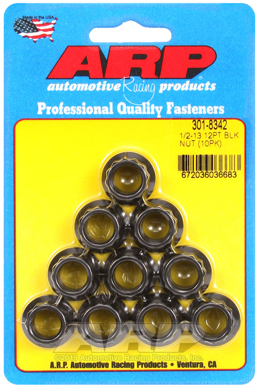 ARP 301-8342 1/2-13 12PT Nut Kit