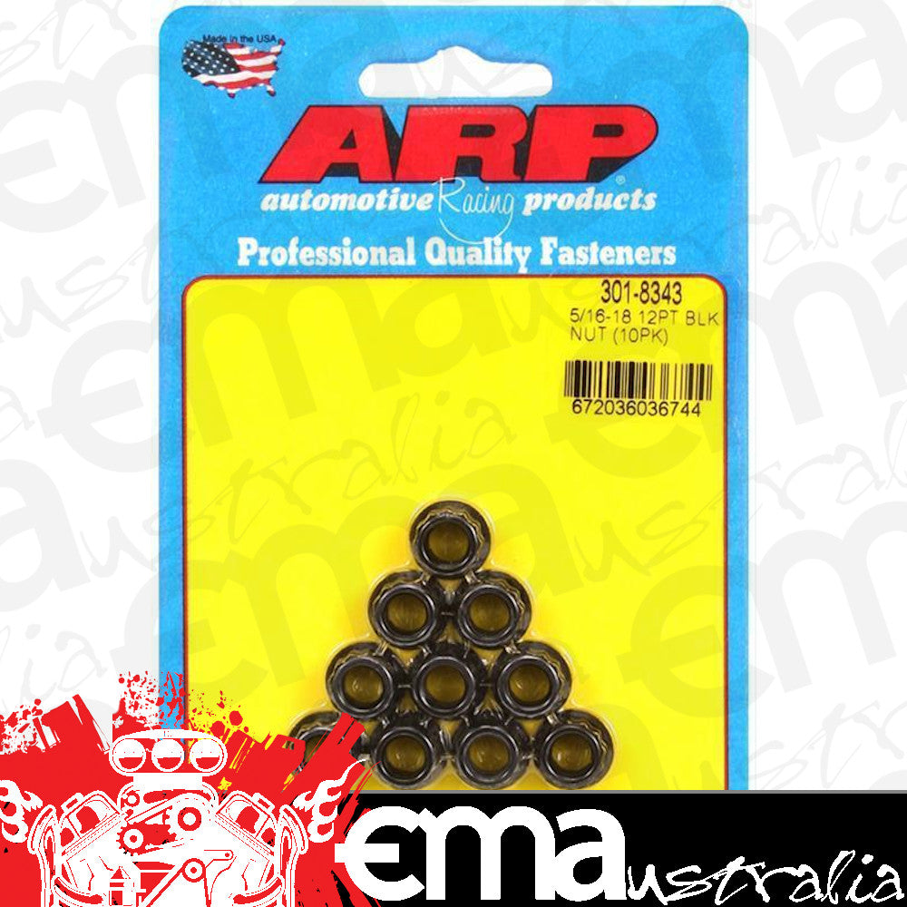 ARP 301-8343 5/16-18 12PT Nut Kit