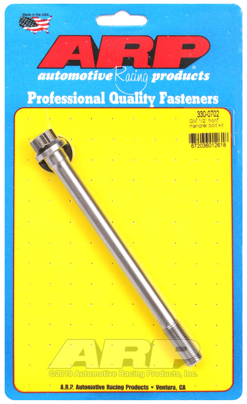 ARP 330-0702 GM 1/2 Front Mandrel Bolt Kit