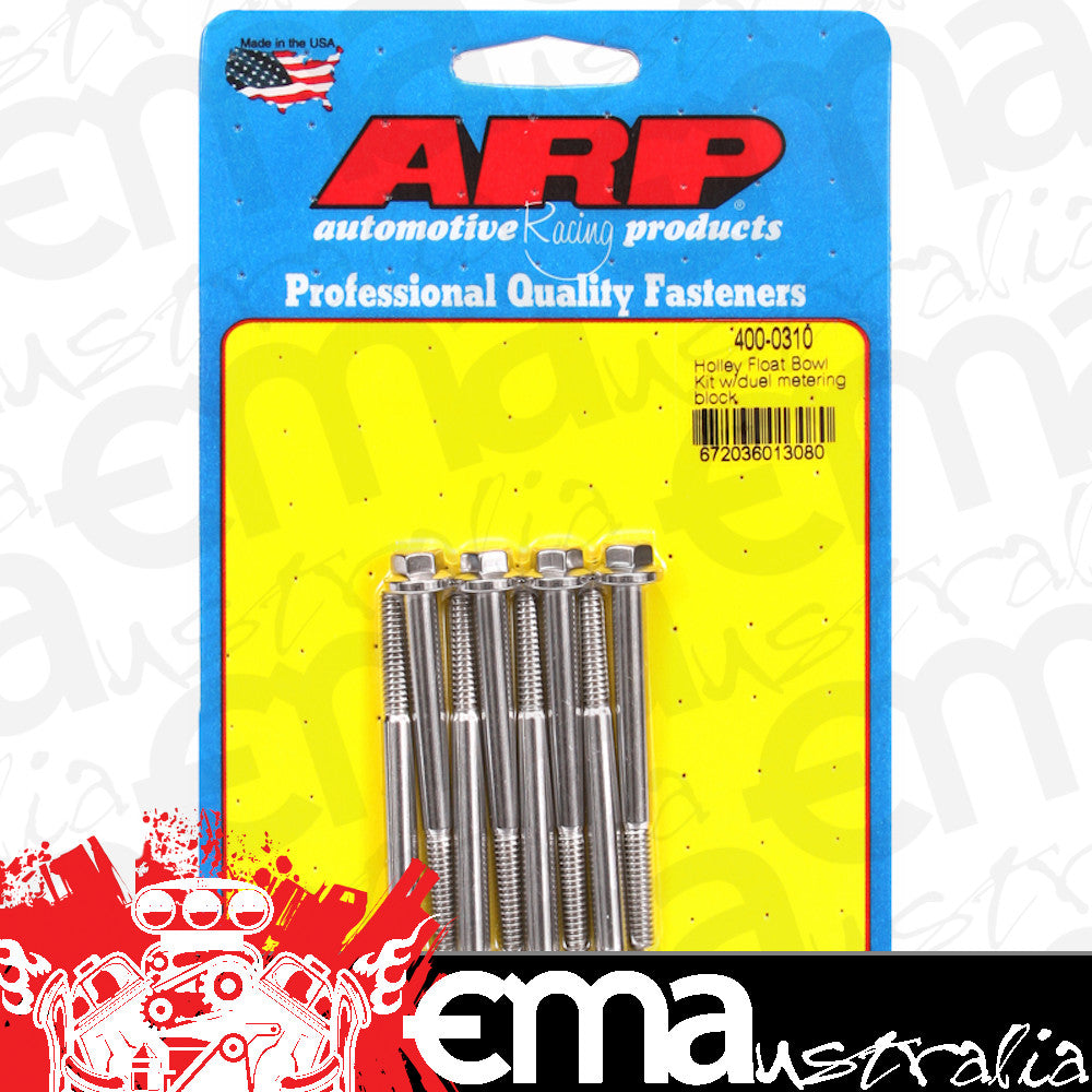 ARP 400-0310 Holley Float Bowl Kit w/ Duel Metering Block