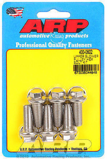 ARP 400-0602 Upper Blower Pulley SS Hex Bolt Kit