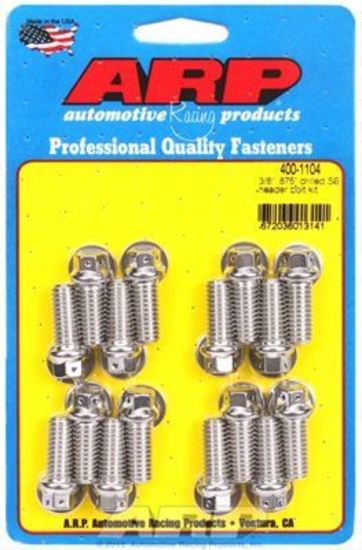 ARP 400-1104 3/8 X .875 Drilled SS Header Bolt Kit