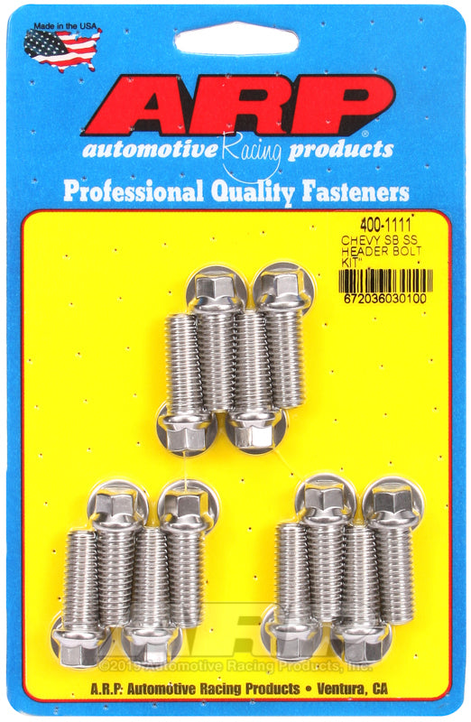 ARP 400-1111 SB Chevy SS Hex Header Bolt Kit
