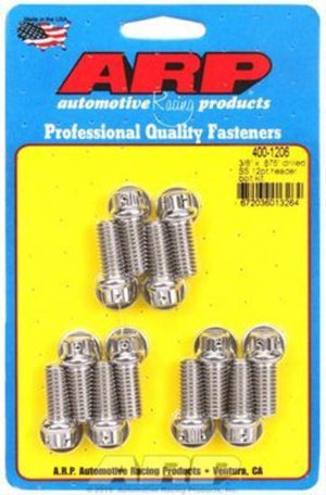 ARP 400-1206 3/8 X .875 Drilled SS 12PT Header Bolt Kit