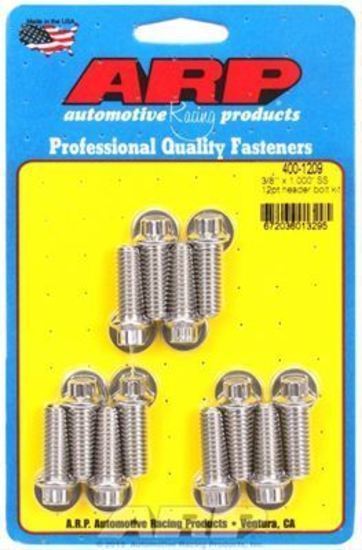 ARP 400-1209 3/8 X 1.000 SS 12PT Header Bolt Kit