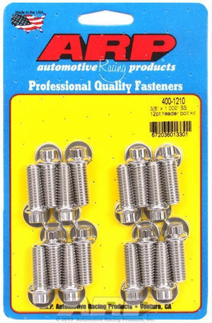 ARP 400-1210 3/8 X 1.000 SS 12PT Header Bolt Kit
