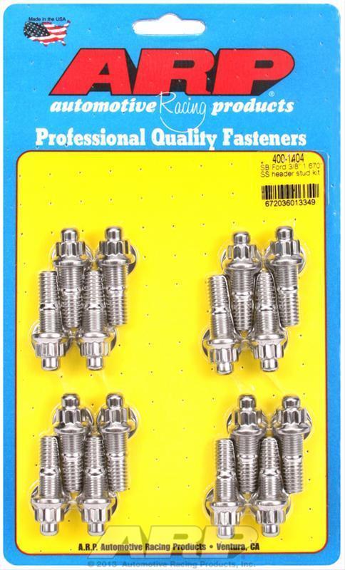 ARP 400-1404 SB Ford 3/8 X 1.670 SS Header Stud Kit